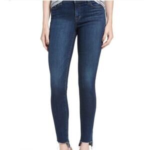 J Brand Skinny Raw Step Hem Mid Rise Ankle Jeans Size 29